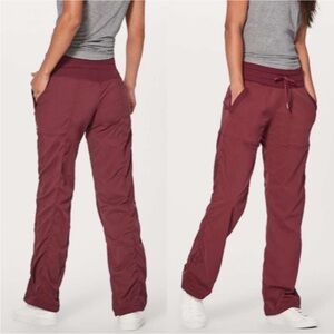Lululemon Dance Studio Pant III Jogger women’s size 12 Wine Berry